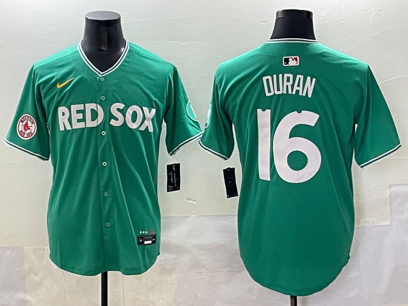 Men Boston Red Sox #16 Duran Green Joint Name Nike 2025 MLB Jersey style 48